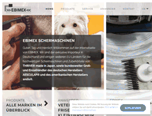 Tablet Screenshot of ebimex.de
